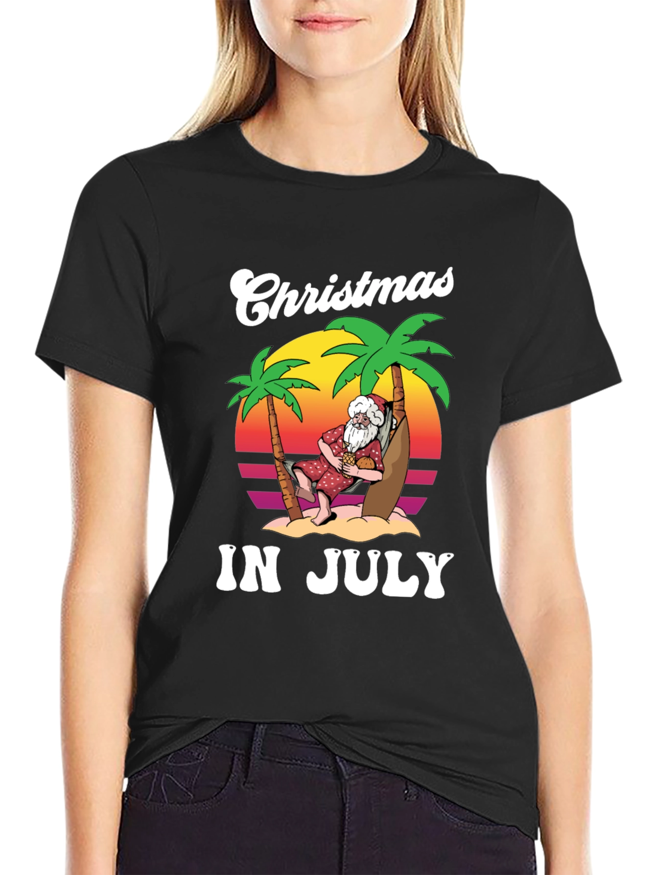Christmas In July Graphic T-Shirt