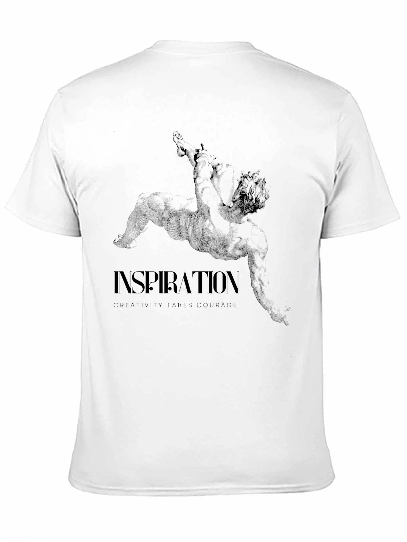 Inspiration Graphic Tee: Creativity Takes Courage