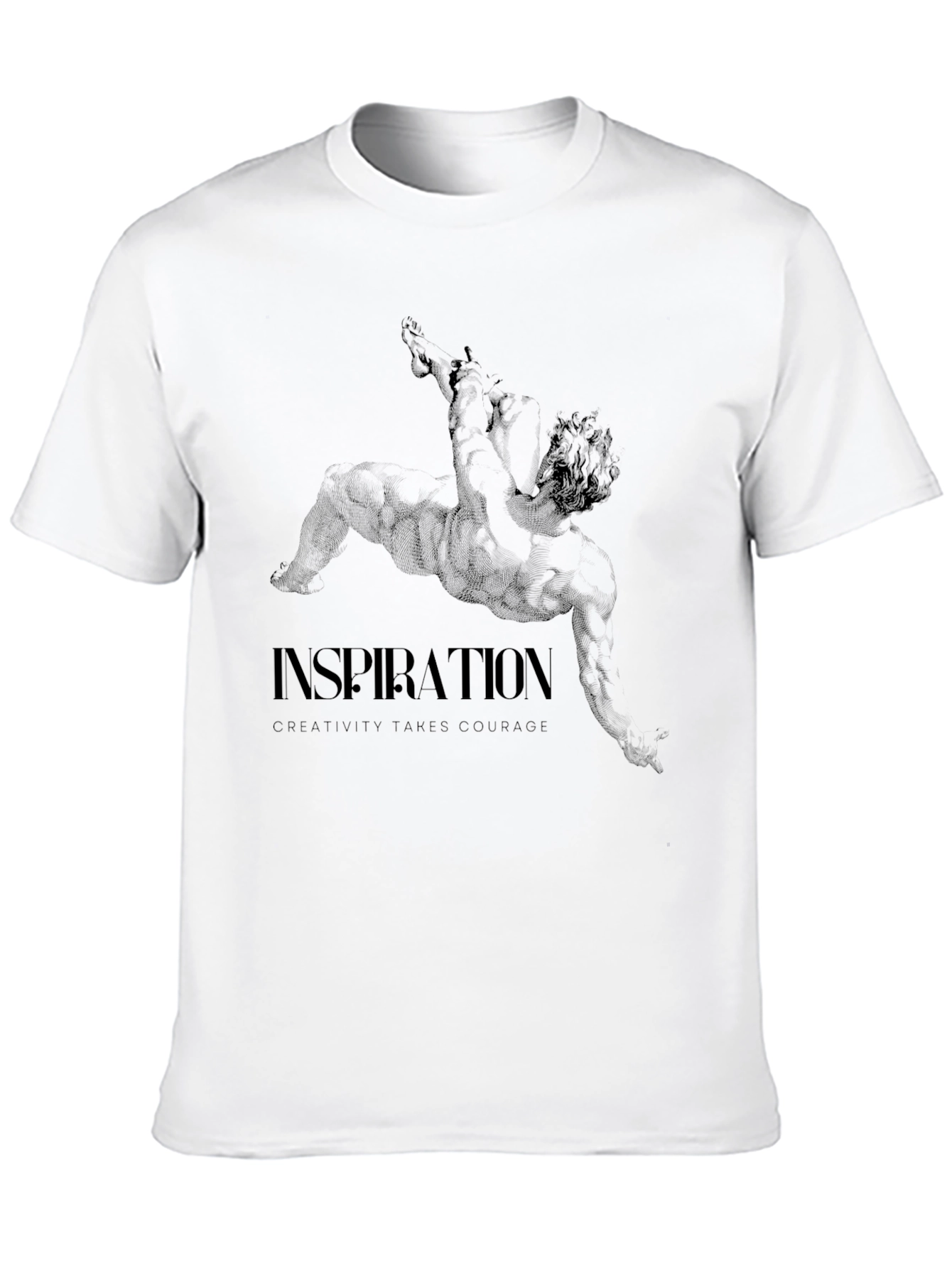 Inspiration Graphic Tee: Creativity Takes Courage