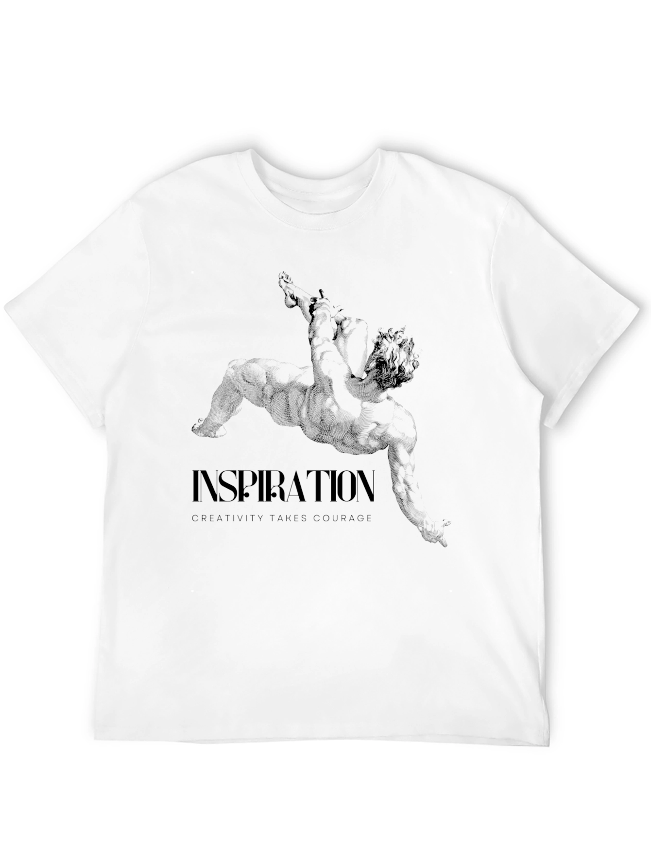 Inspiration Graphic Tee: Creativity Takes Courage