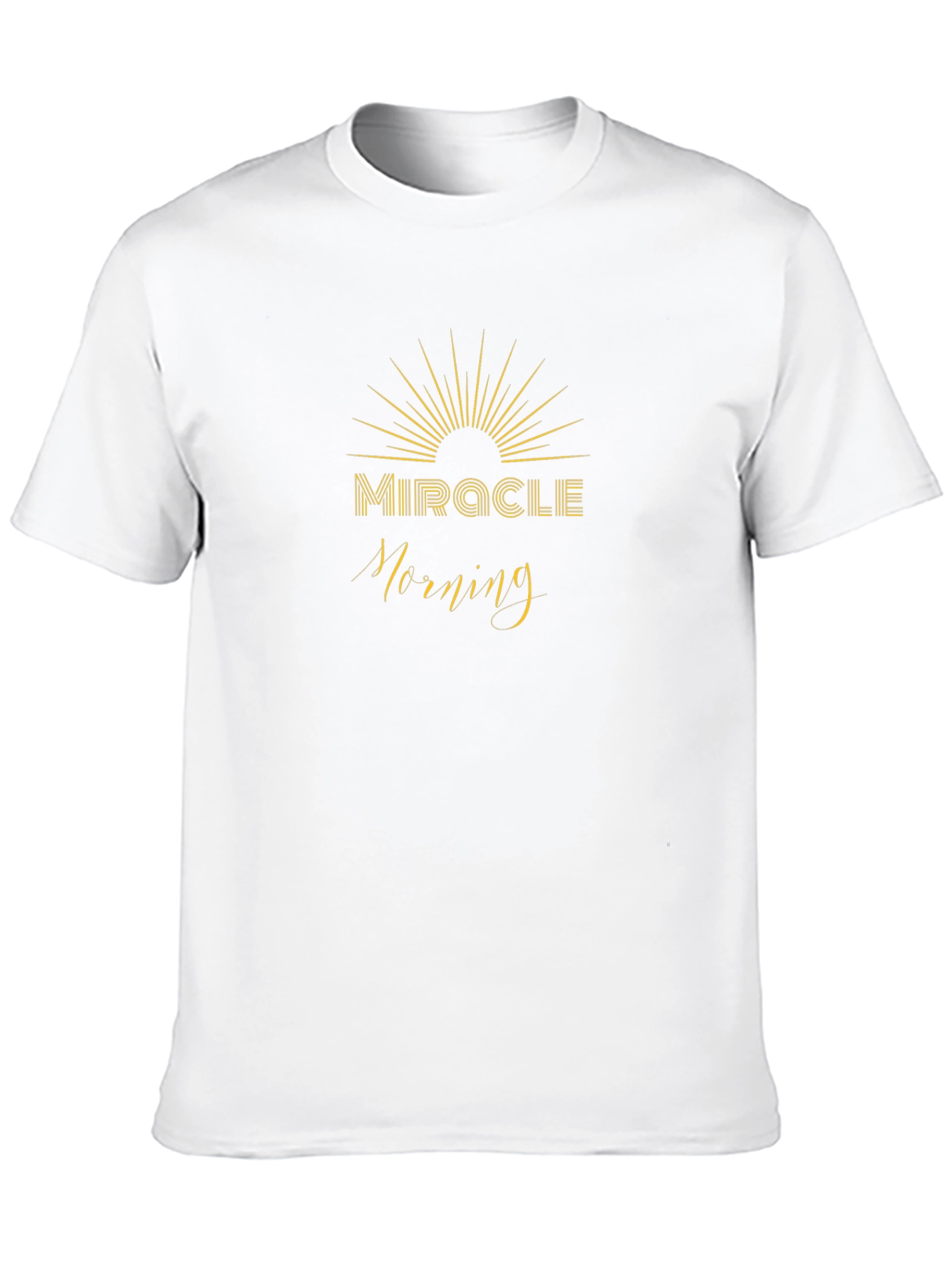Miracle Morning Black T-Shirt