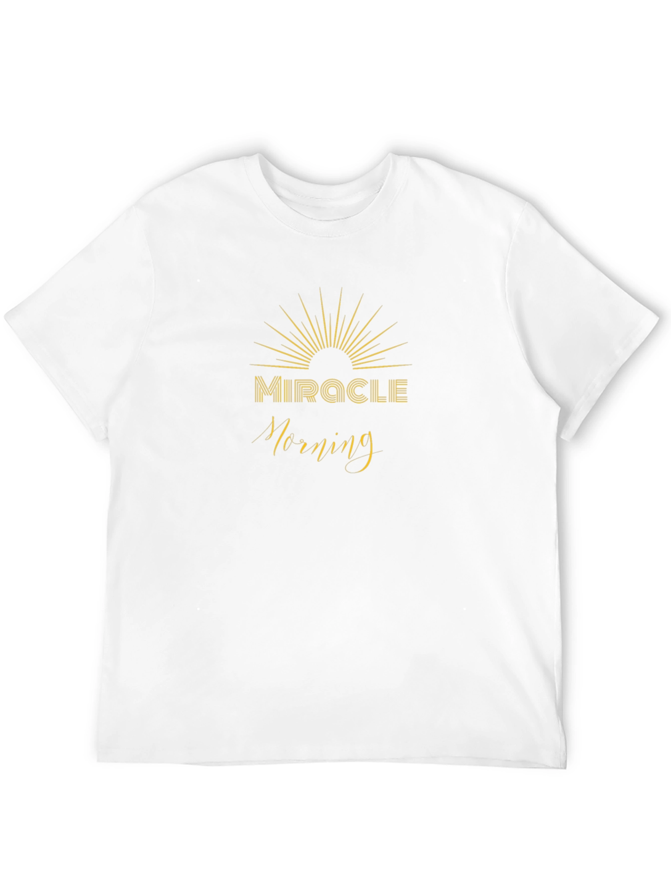 Miracle Morning Black T-Shirt