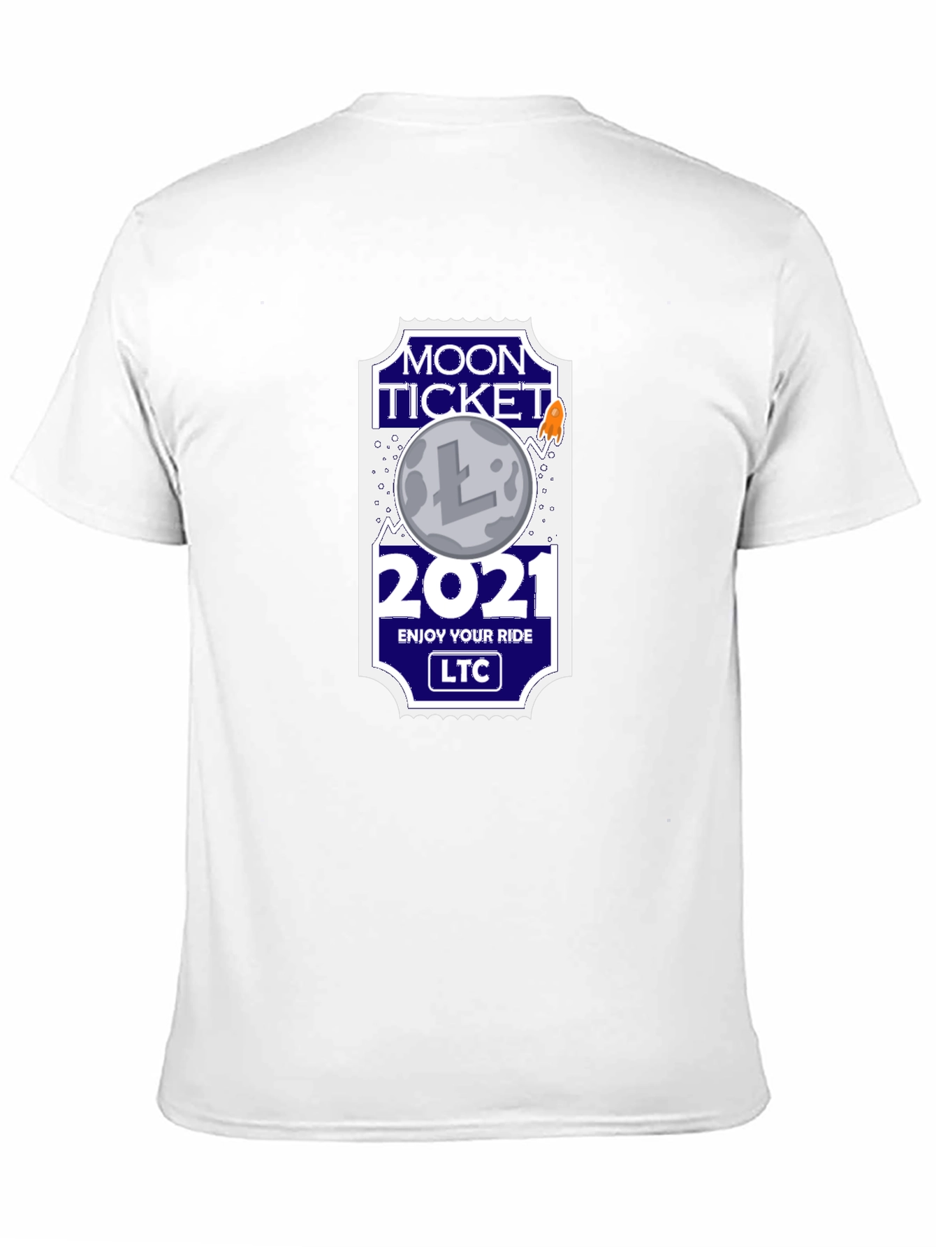 Litecoin Moon Ticket 2021 T-Shirt