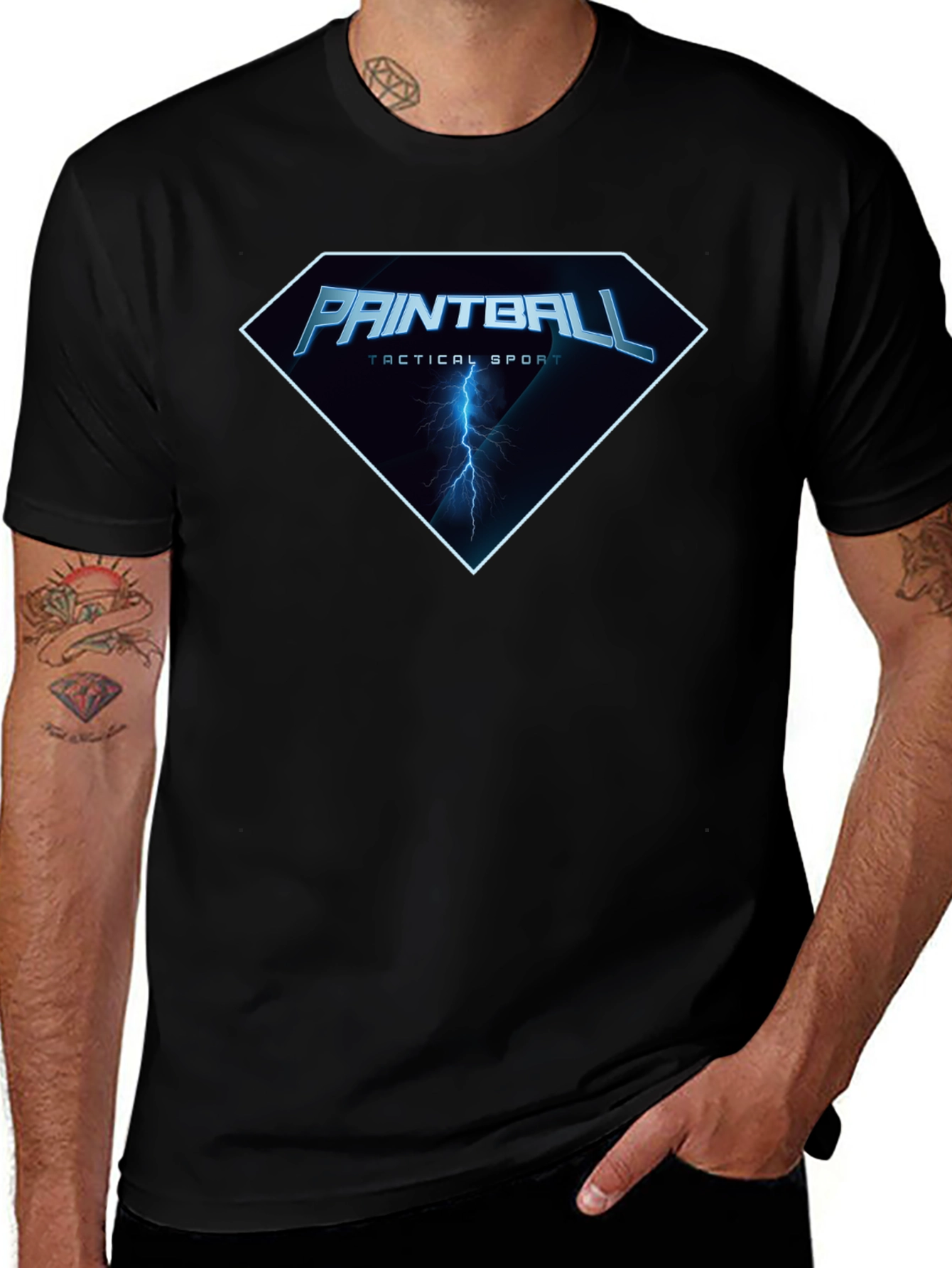 Paintball Tactical Sport Graphic T-Shirt