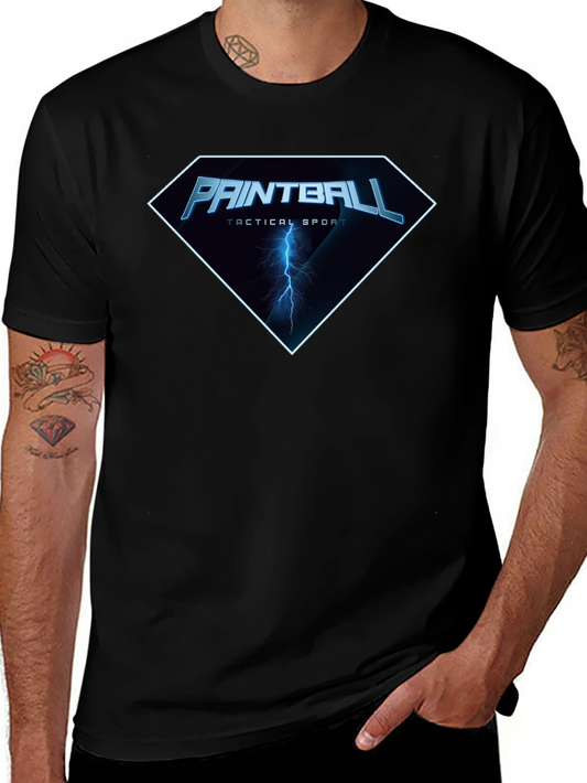 Paintball Tactical Sport Graphic T-Shirt