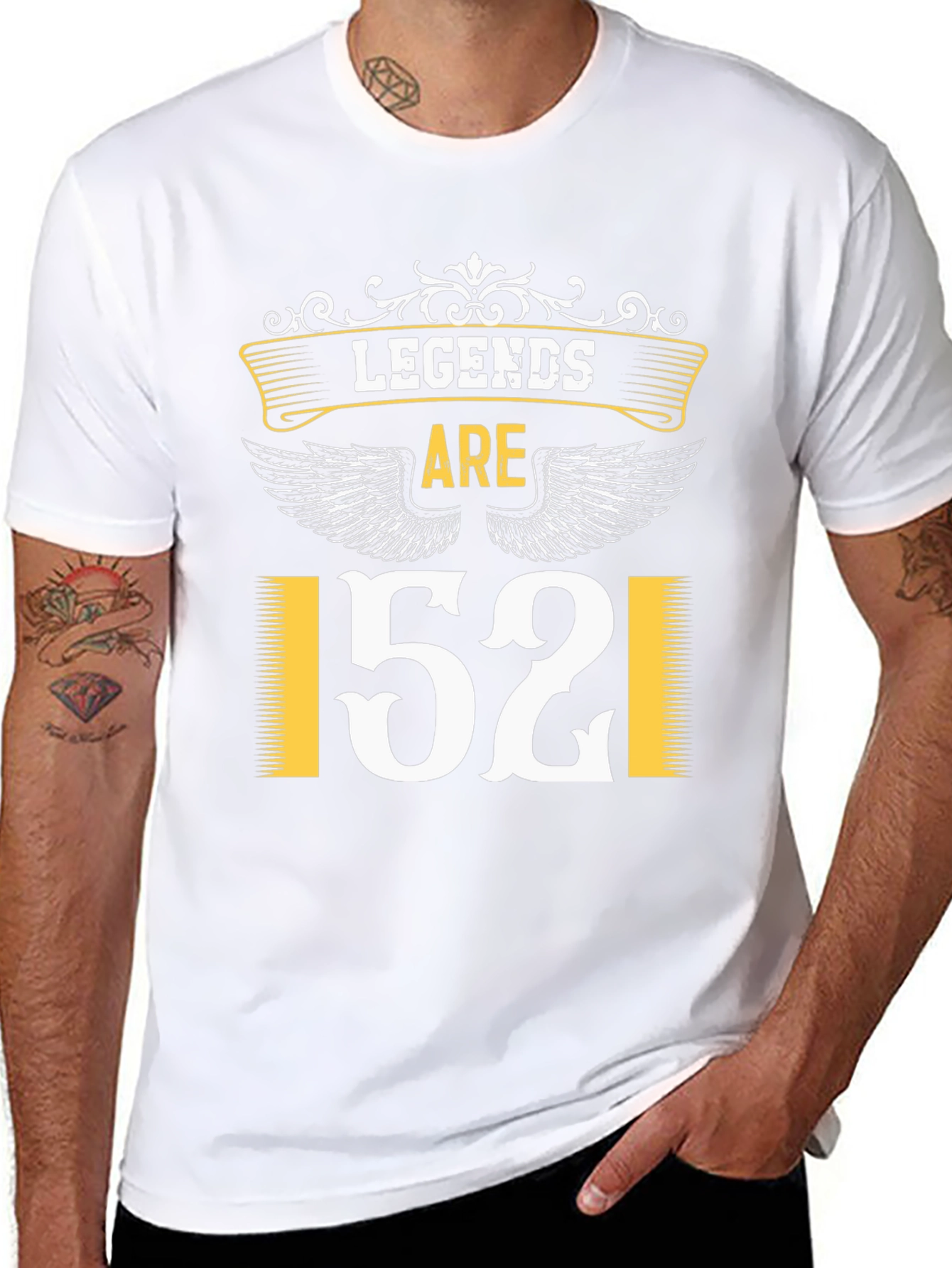 Legends Are 52 T-Shirt - Birthday Gift