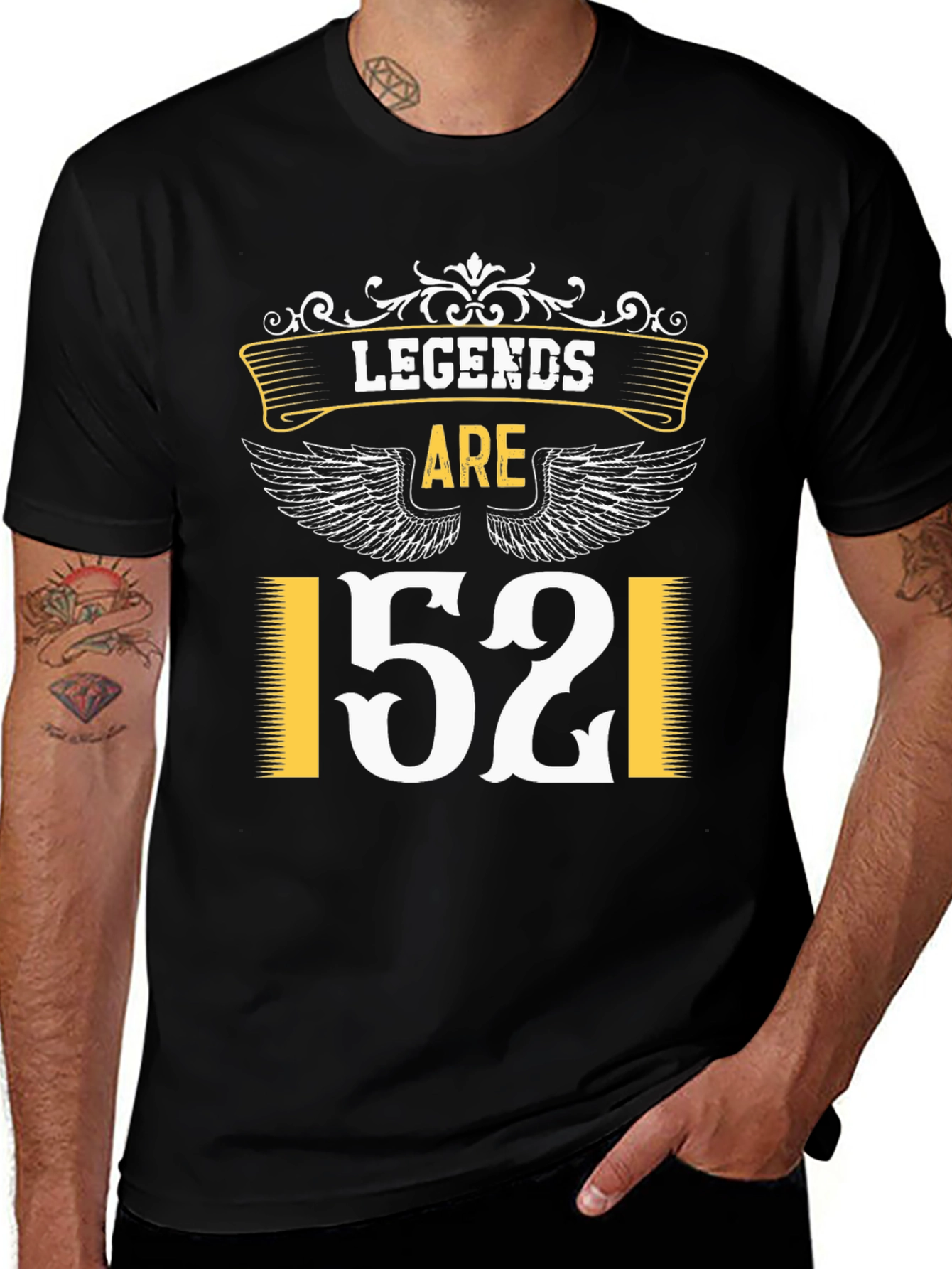 Legends Are 52 T-Shirt - Birthday Gift