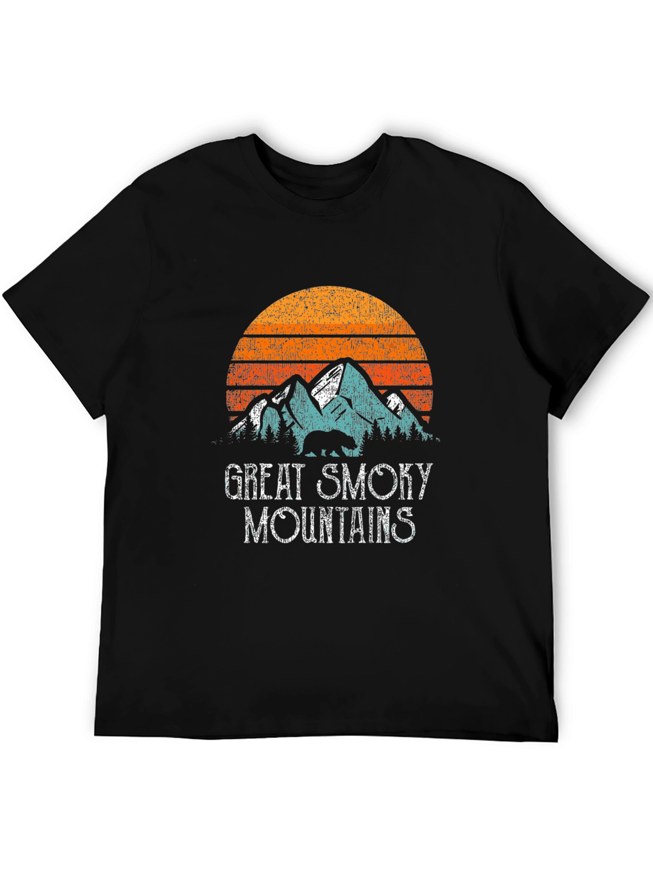 Great Smoky Mountains Retro Graphic T-Shirt