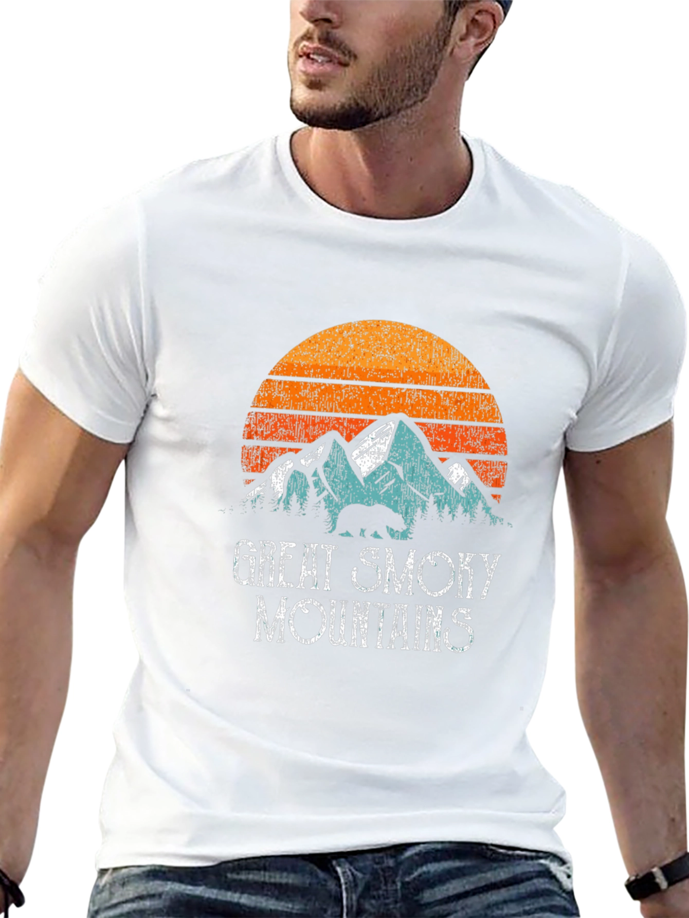 Great Smoky Mountains Retro Graphic T-Shirt
