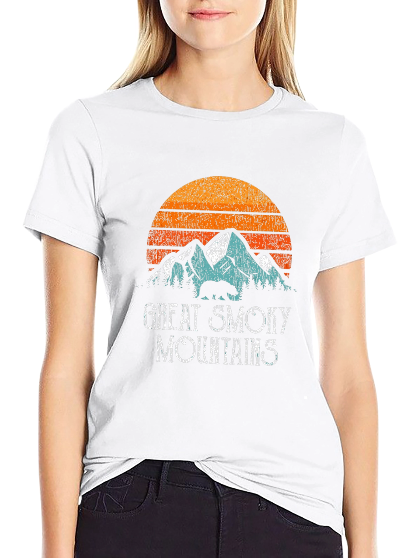 Great Smoky Mountains Retro Graphic T-Shirt