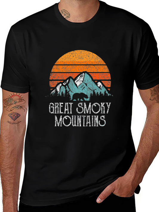 Great Smoky Mountains Retro Graphic T-Shirt