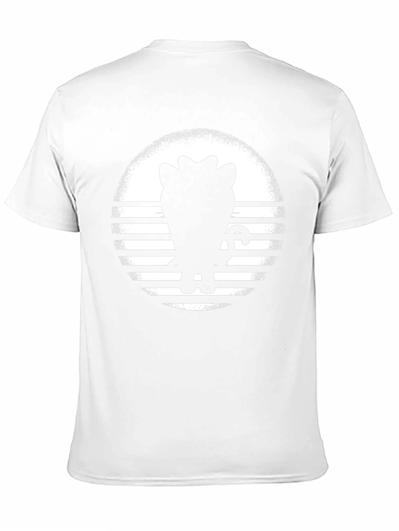 Retro Cat Silhouette Graphic Tee