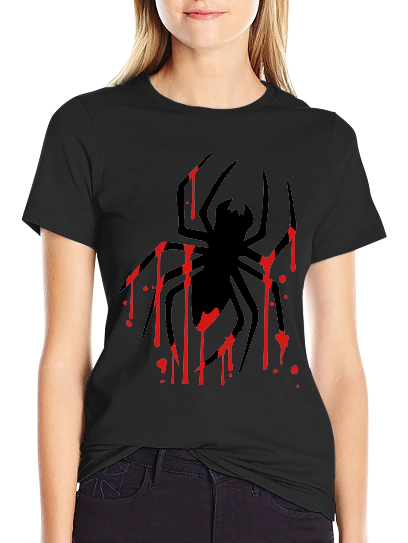 Black Spider Graphic Tee
