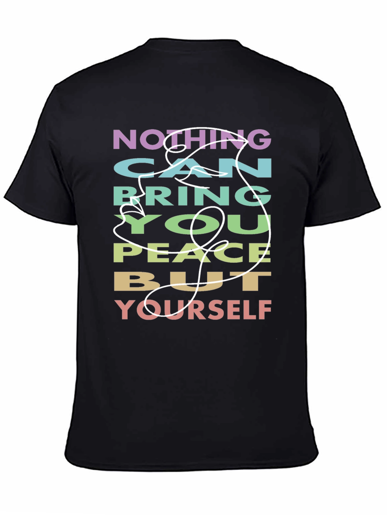 Inspirational Graphic T-Shirt - Peace Within Yourself