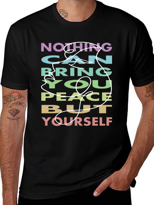 Inspirational Graphic T-Shirt - Peace Within Yourself