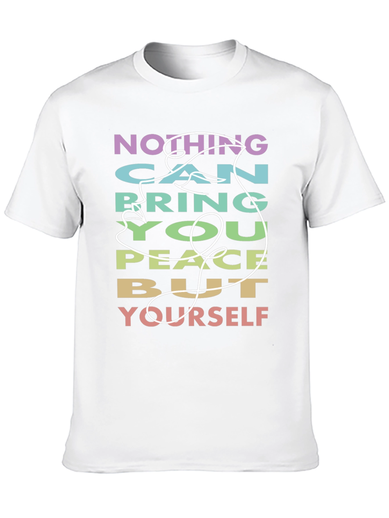 Inspirational Graphic T-Shirt - Peace Within Yourself