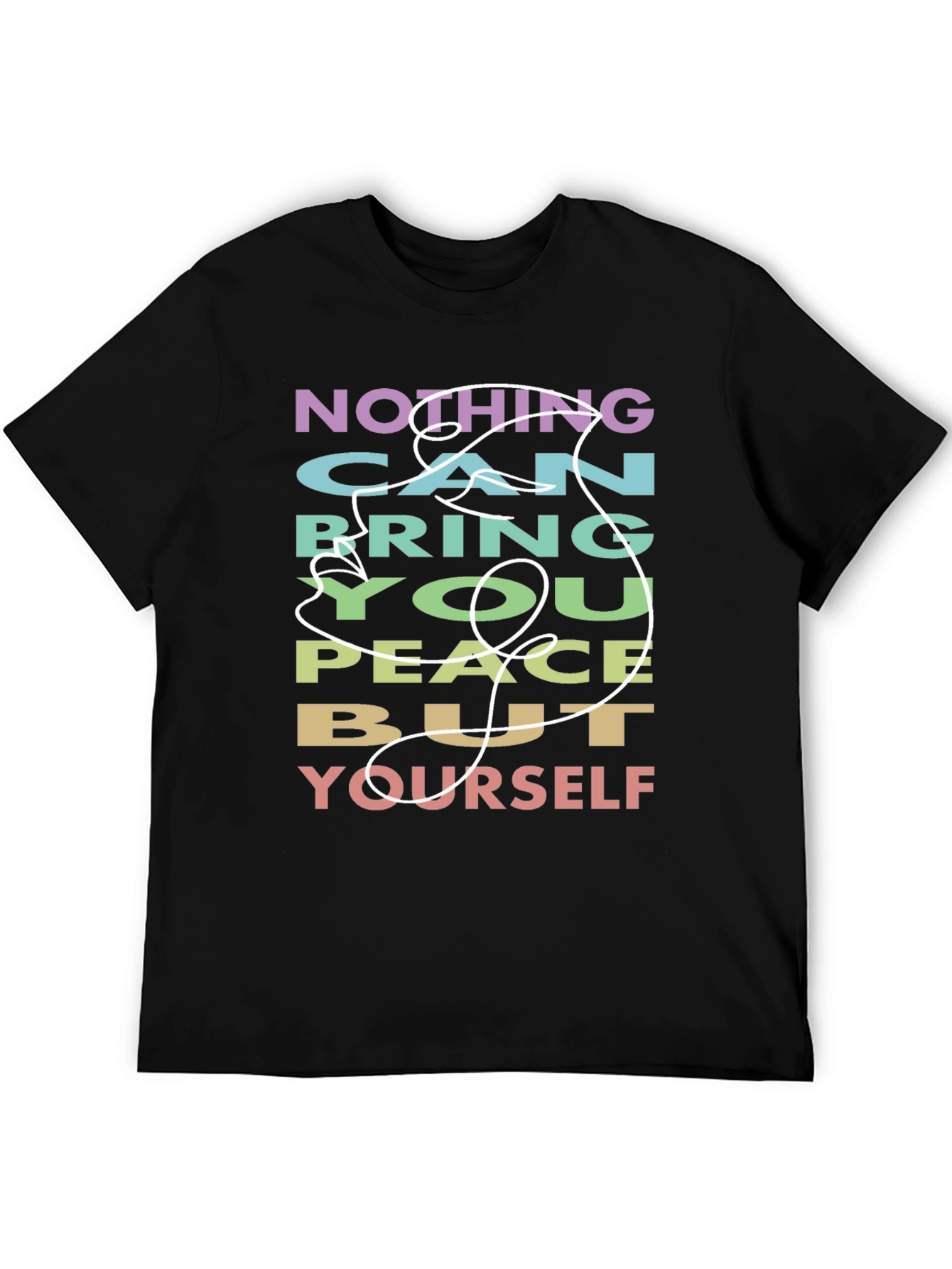 Inspirational Graphic T-Shirt - Peace Within Yourself