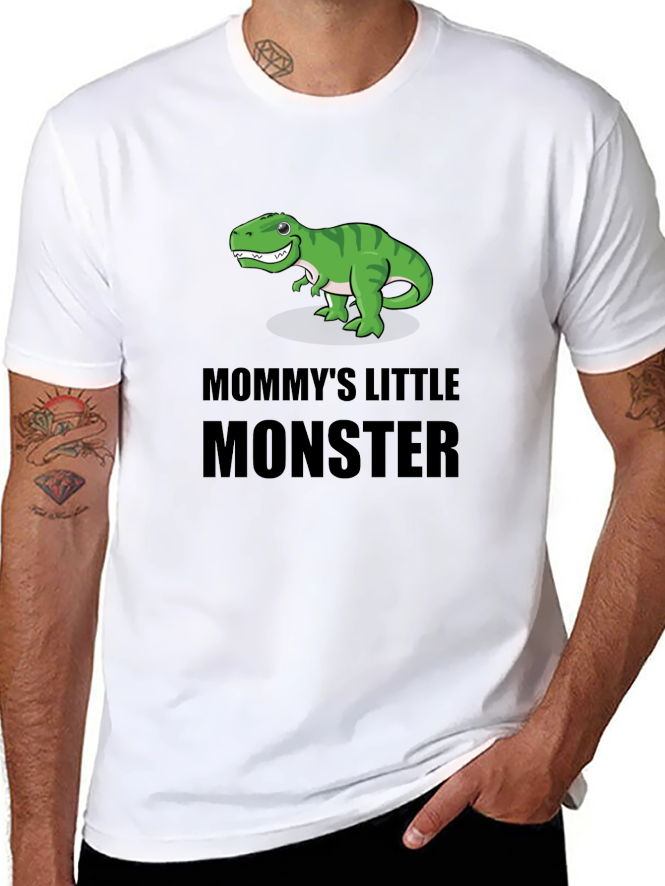 Mommys Little Monster Dinosaur T-Shirt