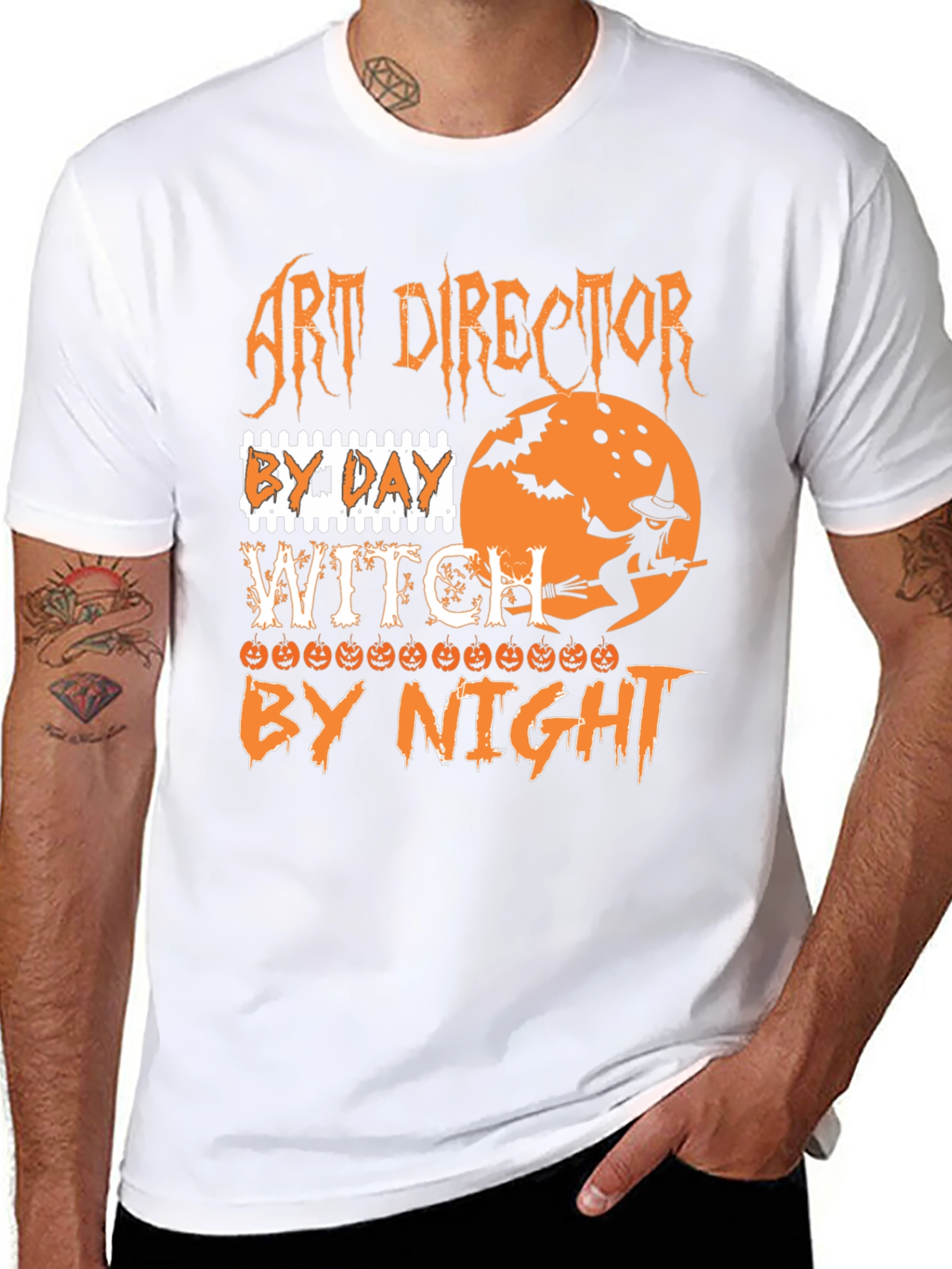 Art Director Witch T-Shirt Halloween Costume Graphic Tee