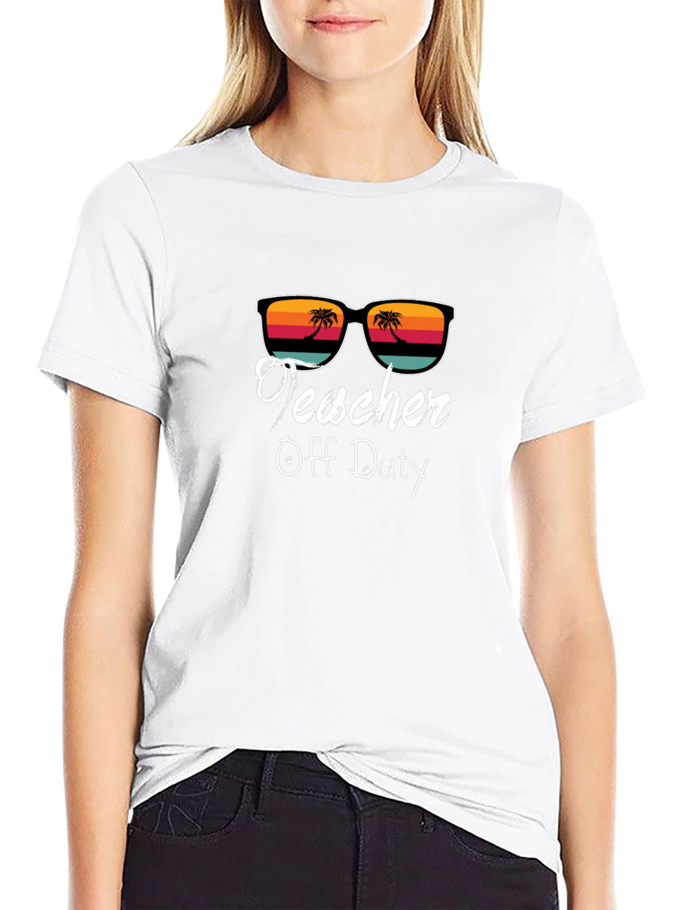 Teacher Off Duty Graphic T-Shirt