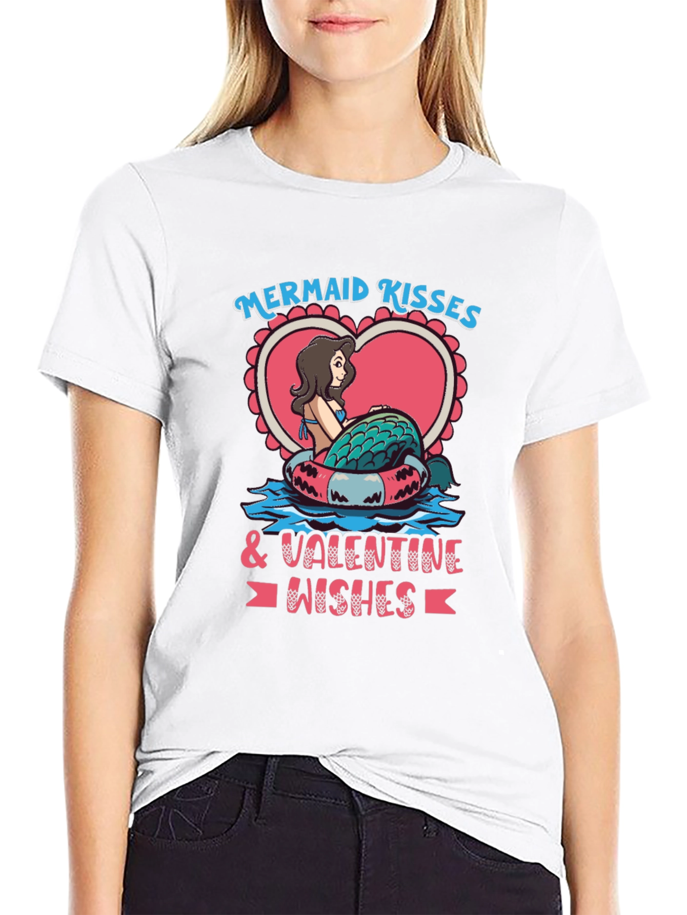 Mermaid Kisses Valentine T-Shirt