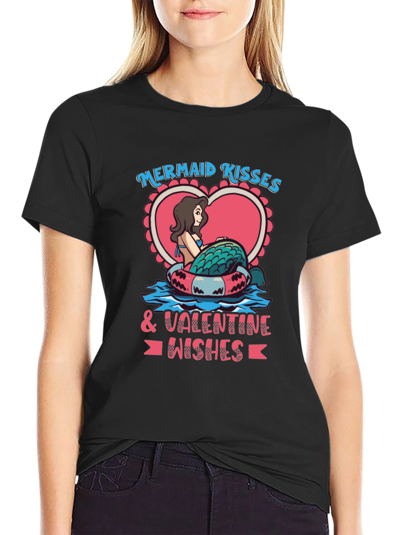 Mermaid Kisses Valentine T-Shirt