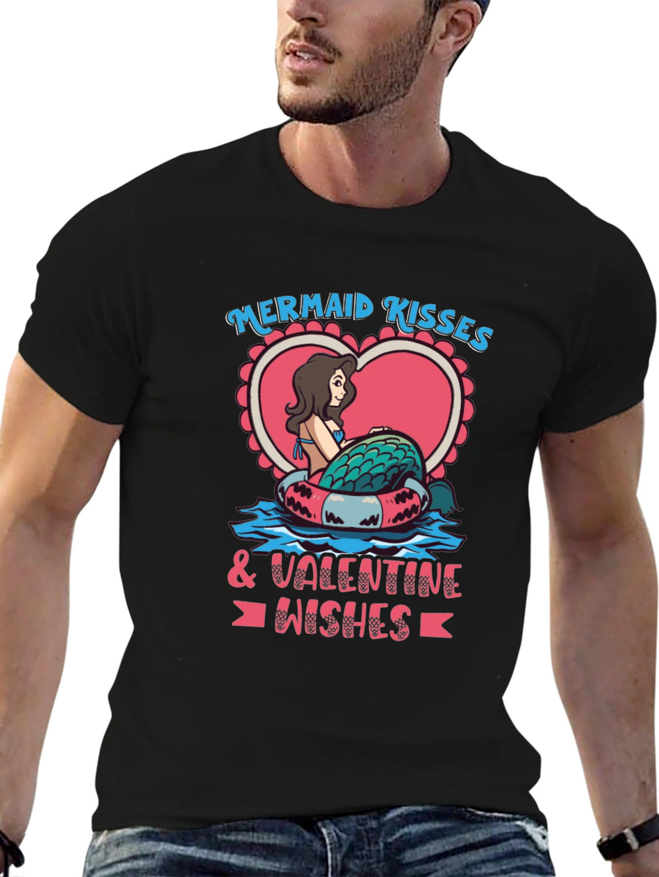 Mermaid Kisses Valentine T-Shirt
