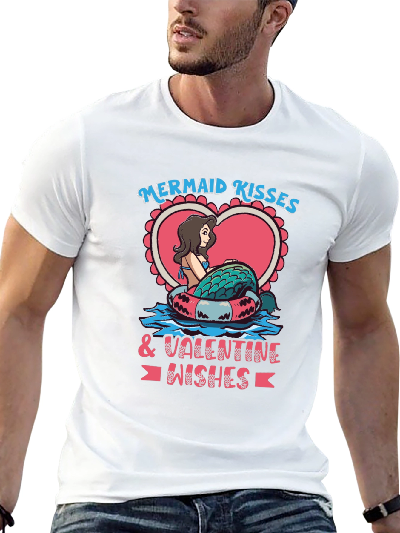 Mermaid Kisses Valentine T-Shirt