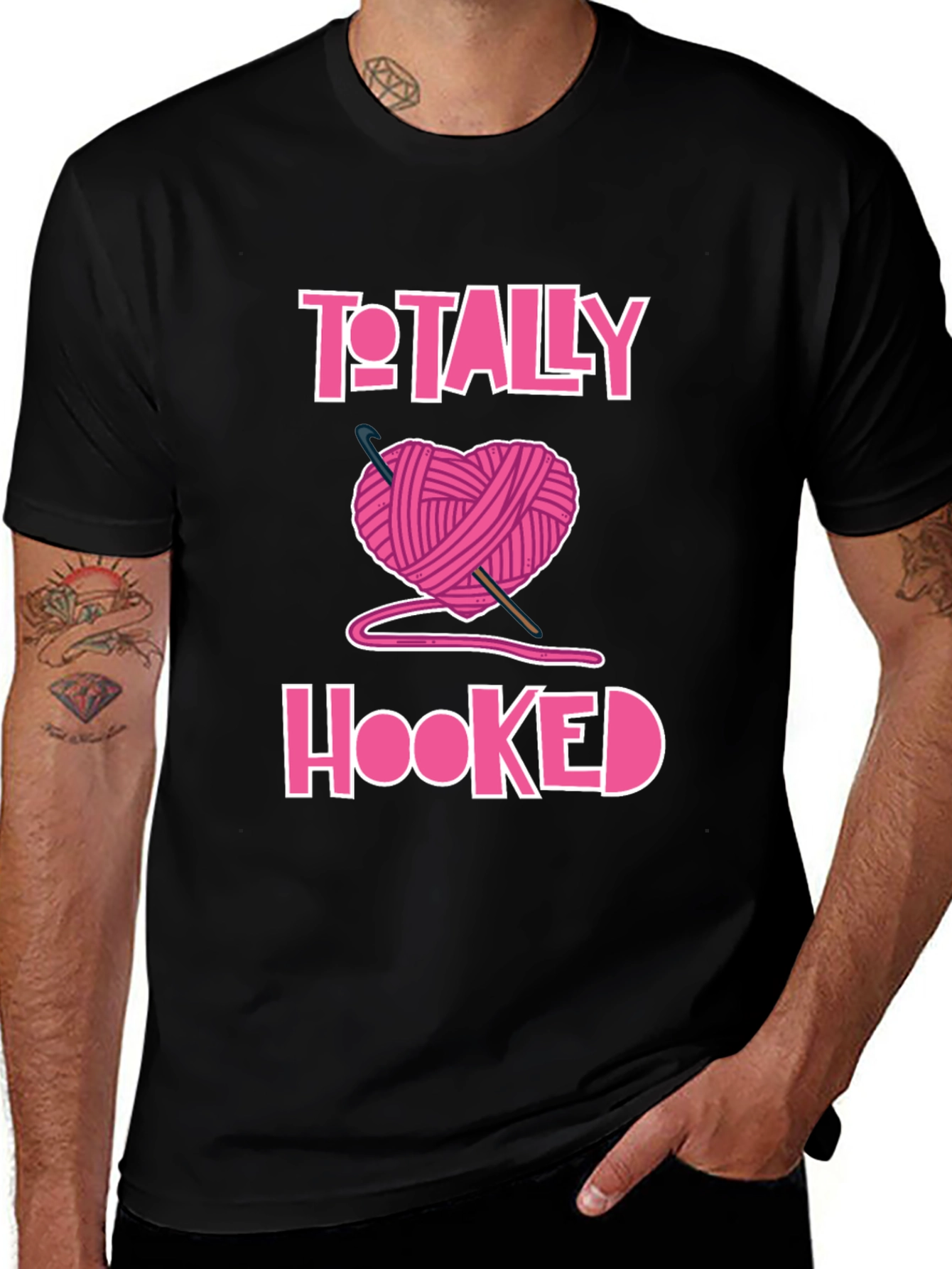 Totally Hooked Crochet T-Shirt