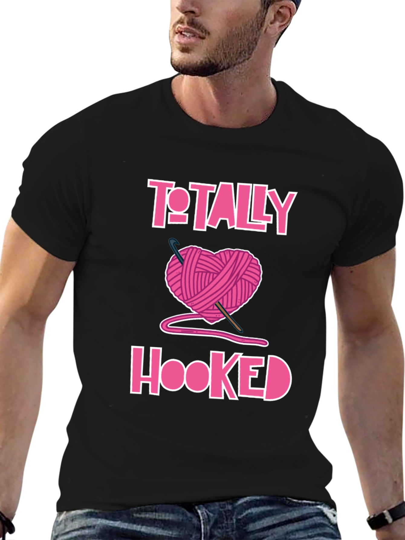 Totally Hooked Crochet T-Shirt