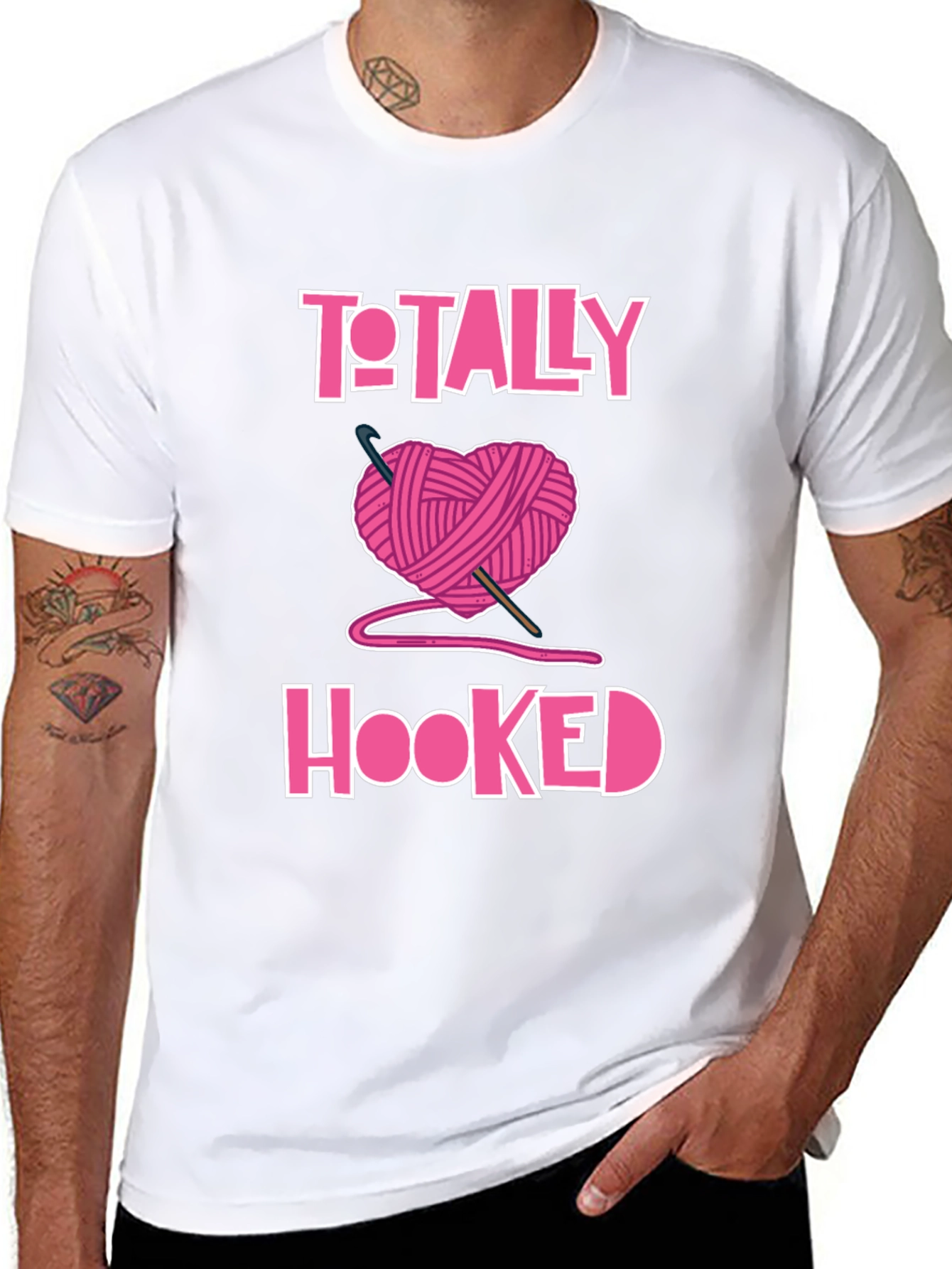 Totally Hooked Crochet T-Shirt
