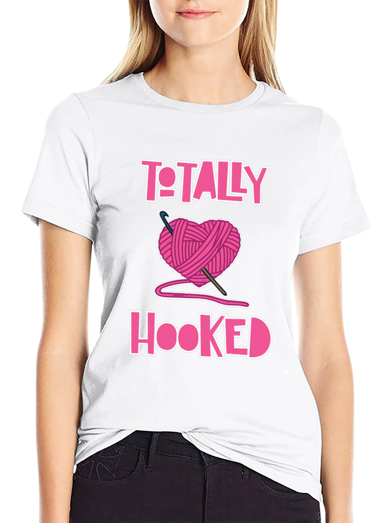 Totally Hooked Crochet T-Shirt