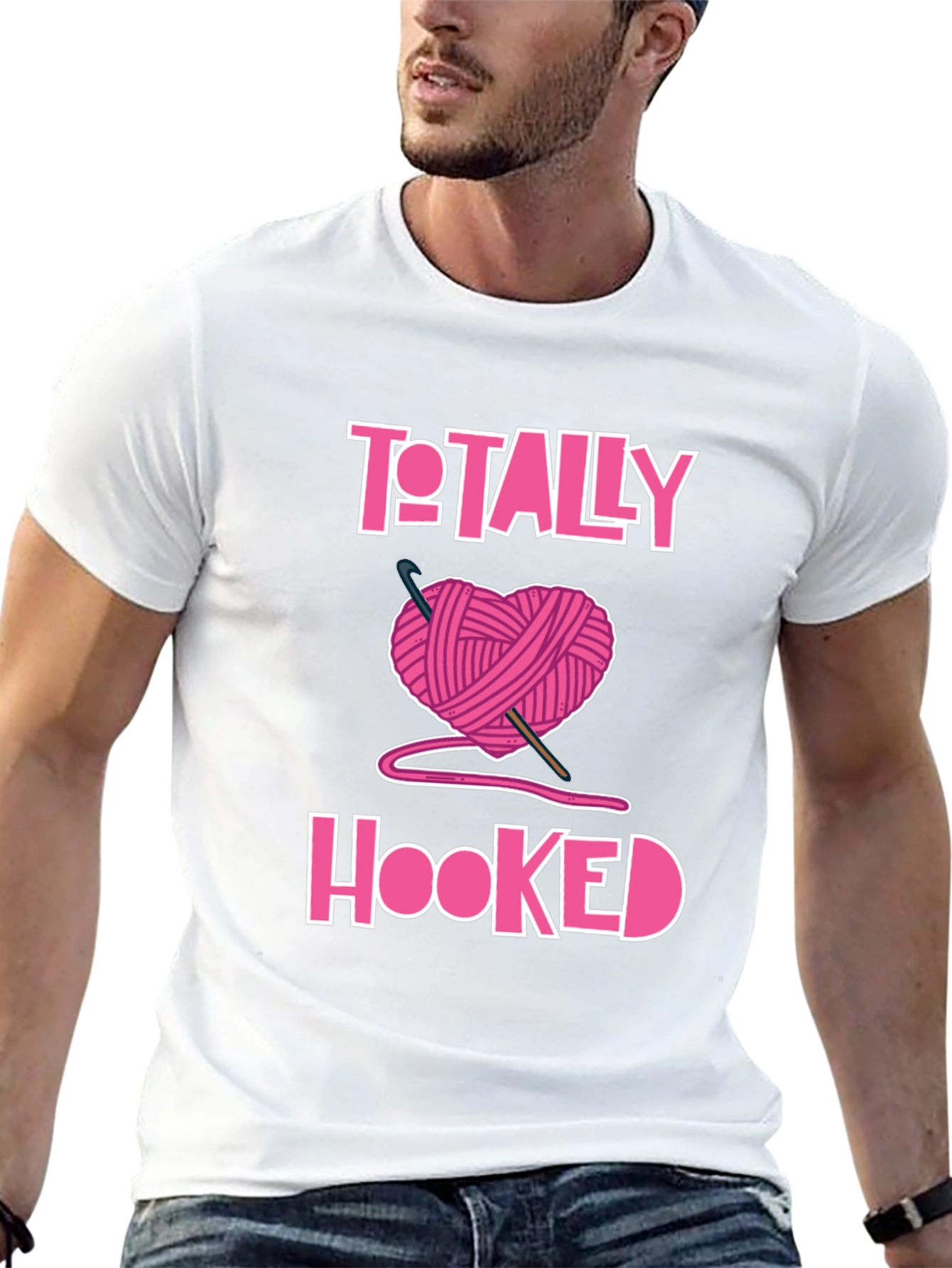 Totally Hooked Crochet T-Shirt