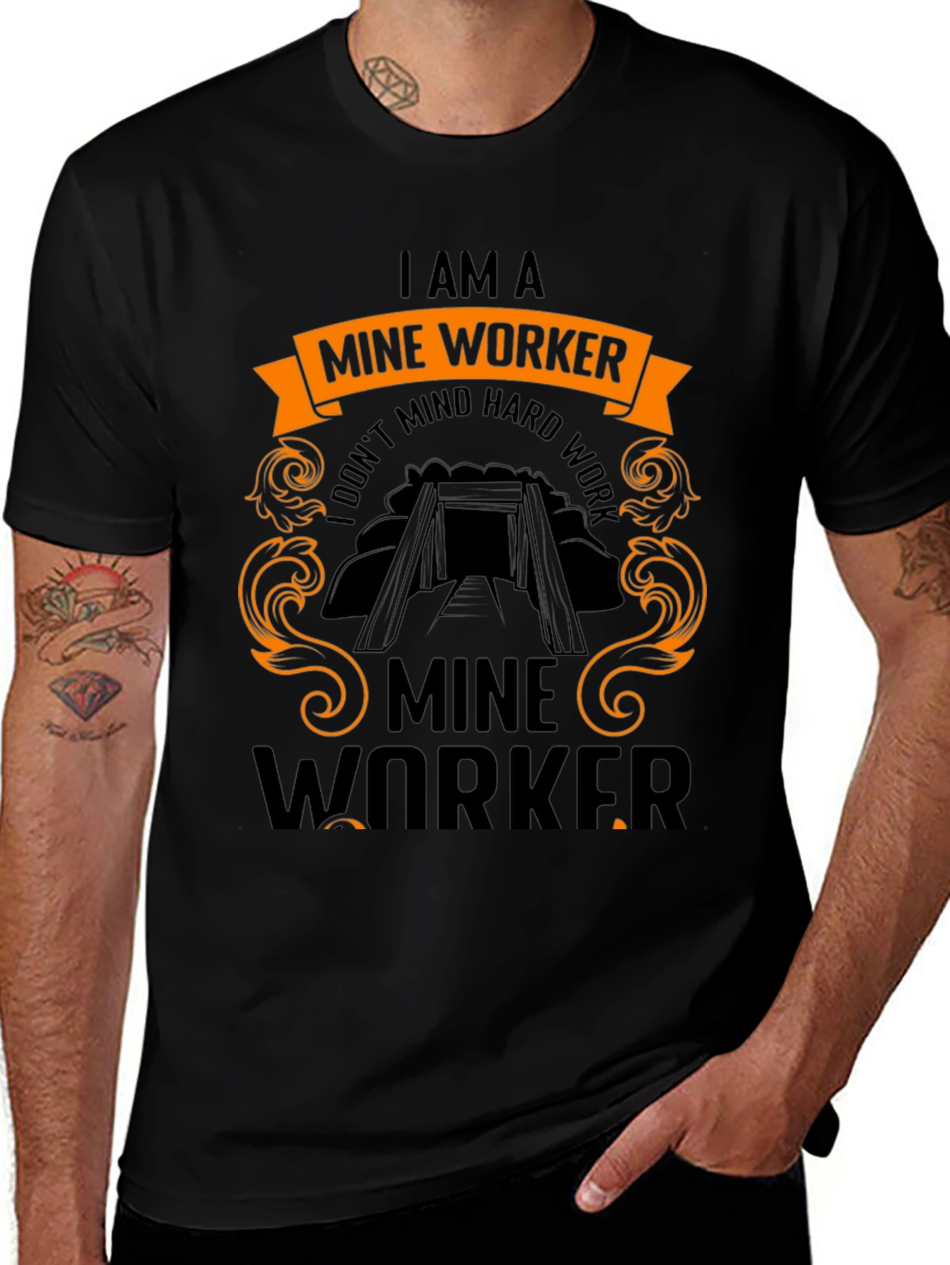 Mine Worker T-Shirt - Hard Work Pride