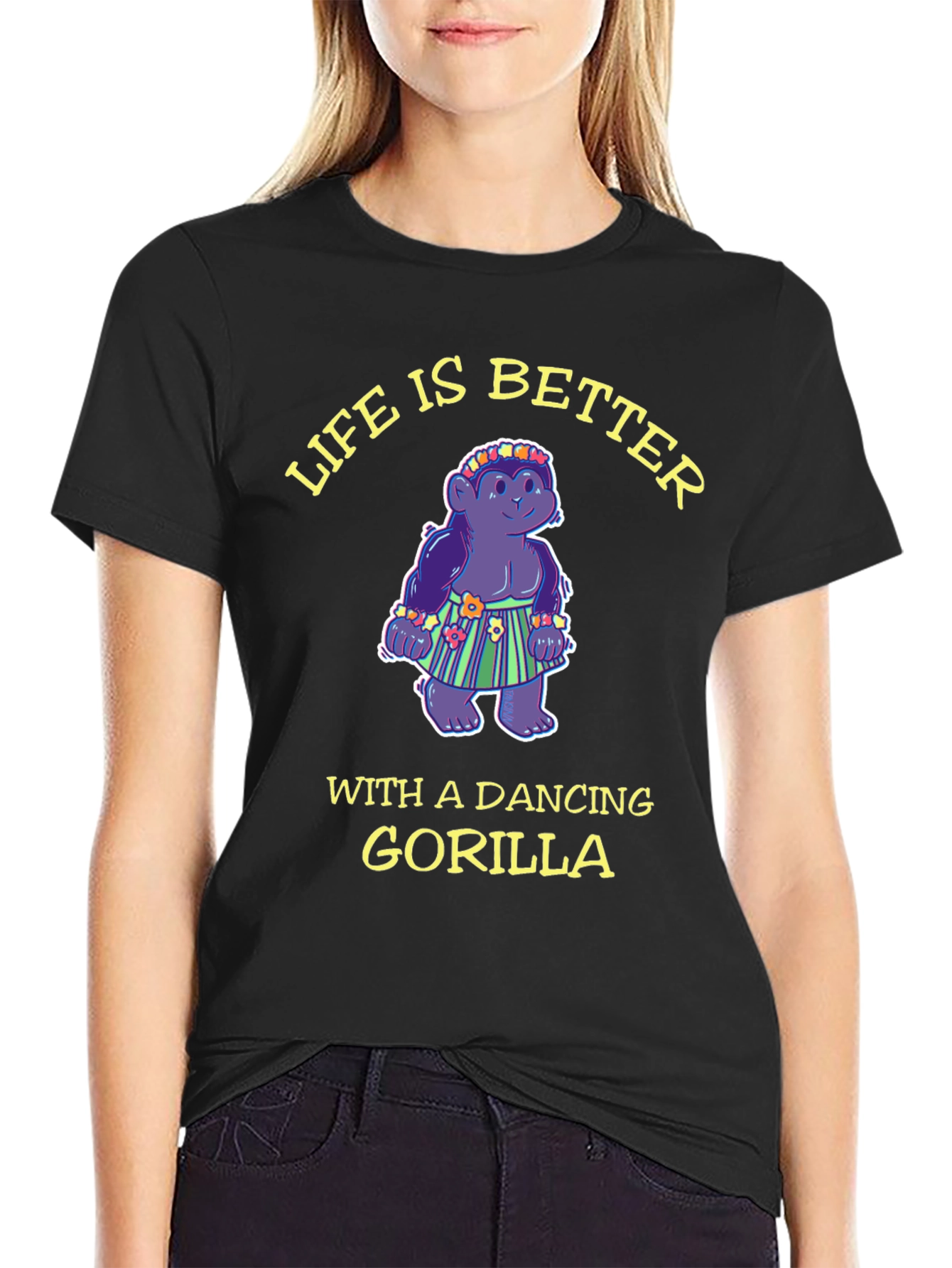 Dancing Gorilla T-Shirt - Life is Better!