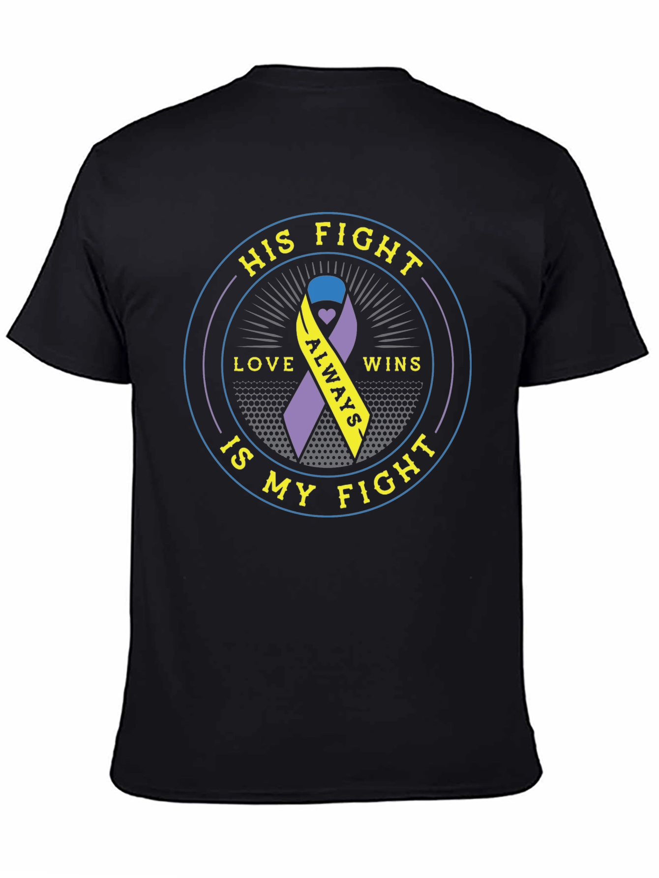 His Fight Is My Fight Awareness Ribbon T-Shirt