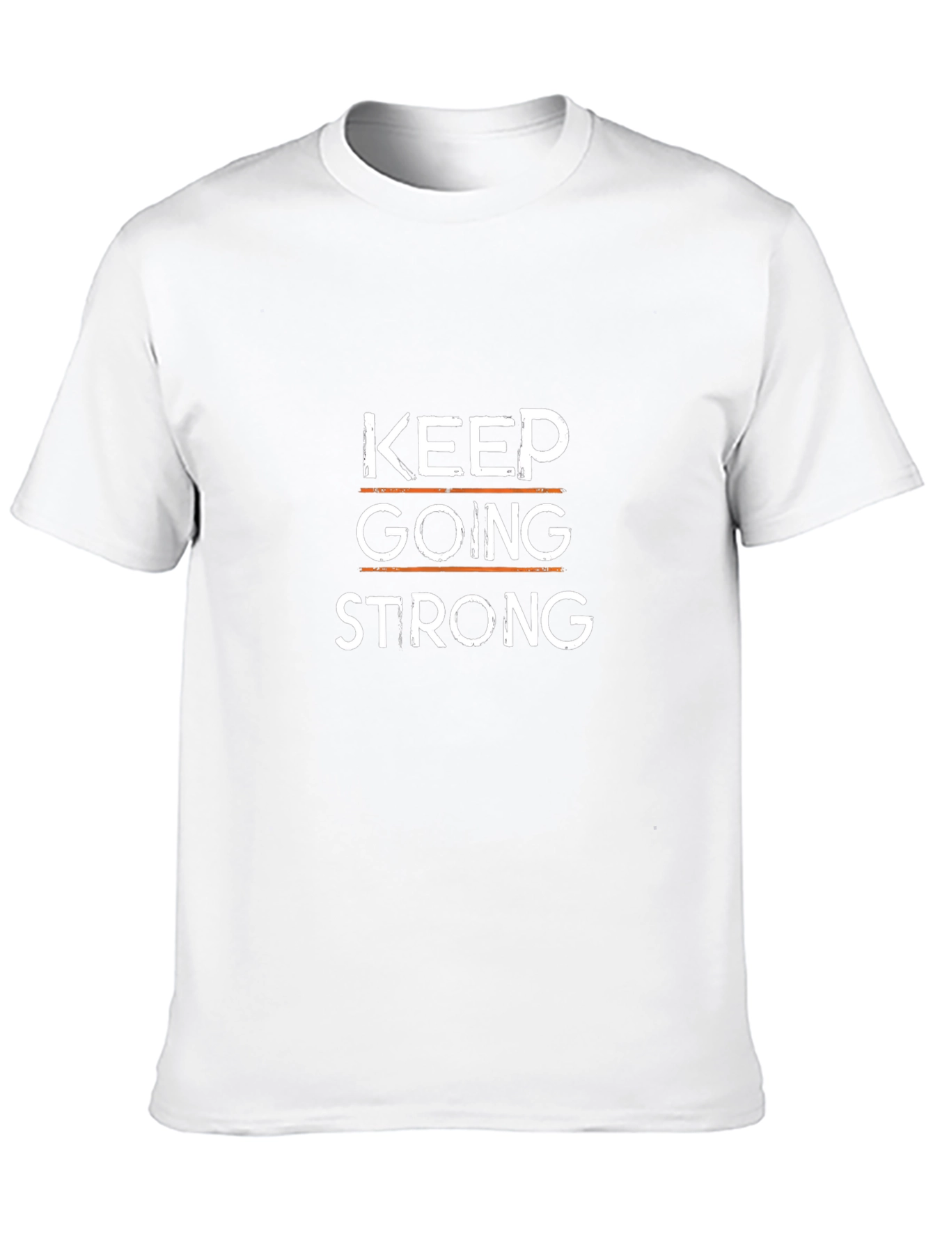 Keep Going Strong Black Graphic Tee