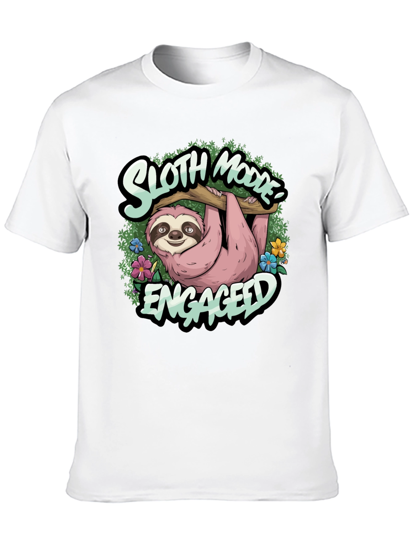 Sloth Mode Engaged Tee - Relaxed Casual Wear
