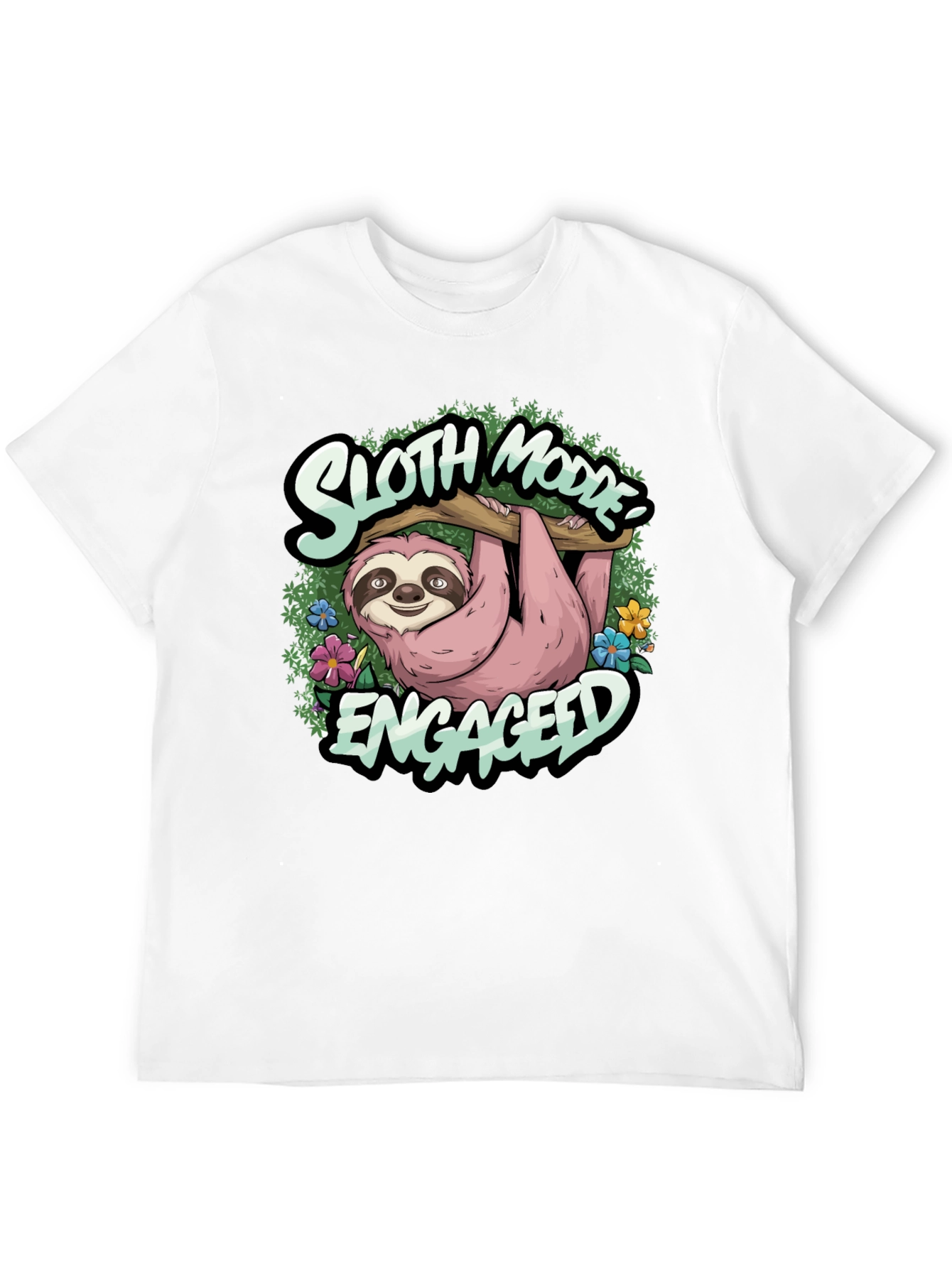 Sloth Mode Engaged Tee - Relaxed Casual Wear