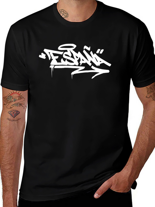 España Graphic Tee - Black Urban Streetwear