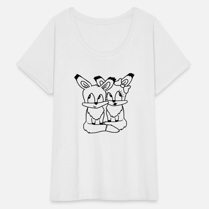 2 Foxes Couple In Love Two Friends Love Team Cute