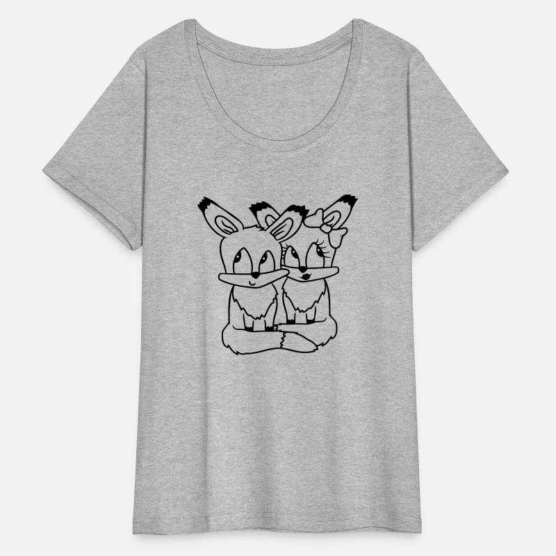 2 Foxes Couple In Love Two Friends Love Team Cute