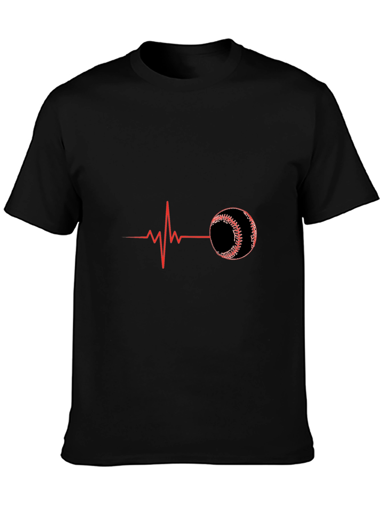 Baseball Heartbeat Graphic Tee