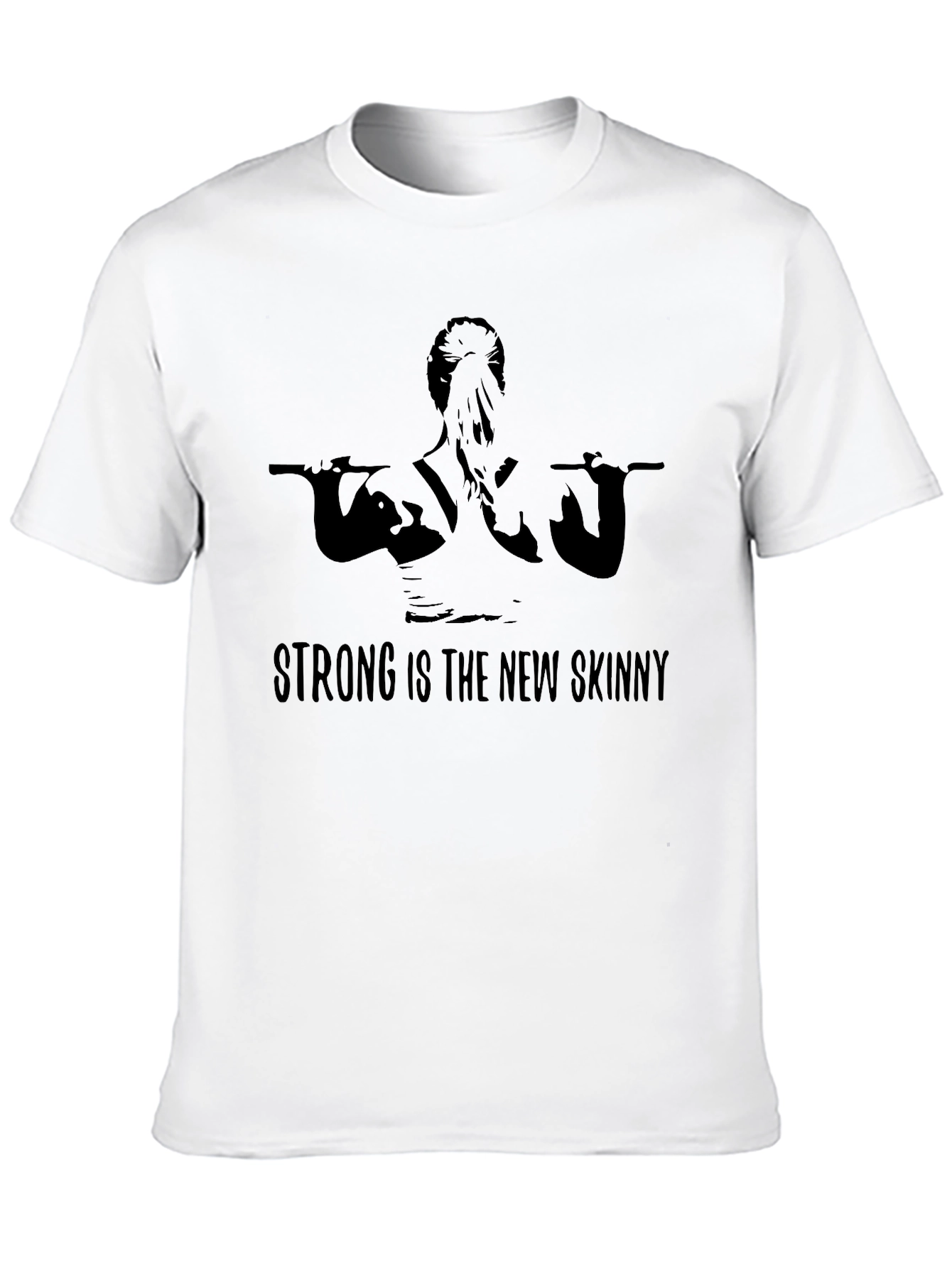 Strong Is The New Skinny Graphic Tee - Black