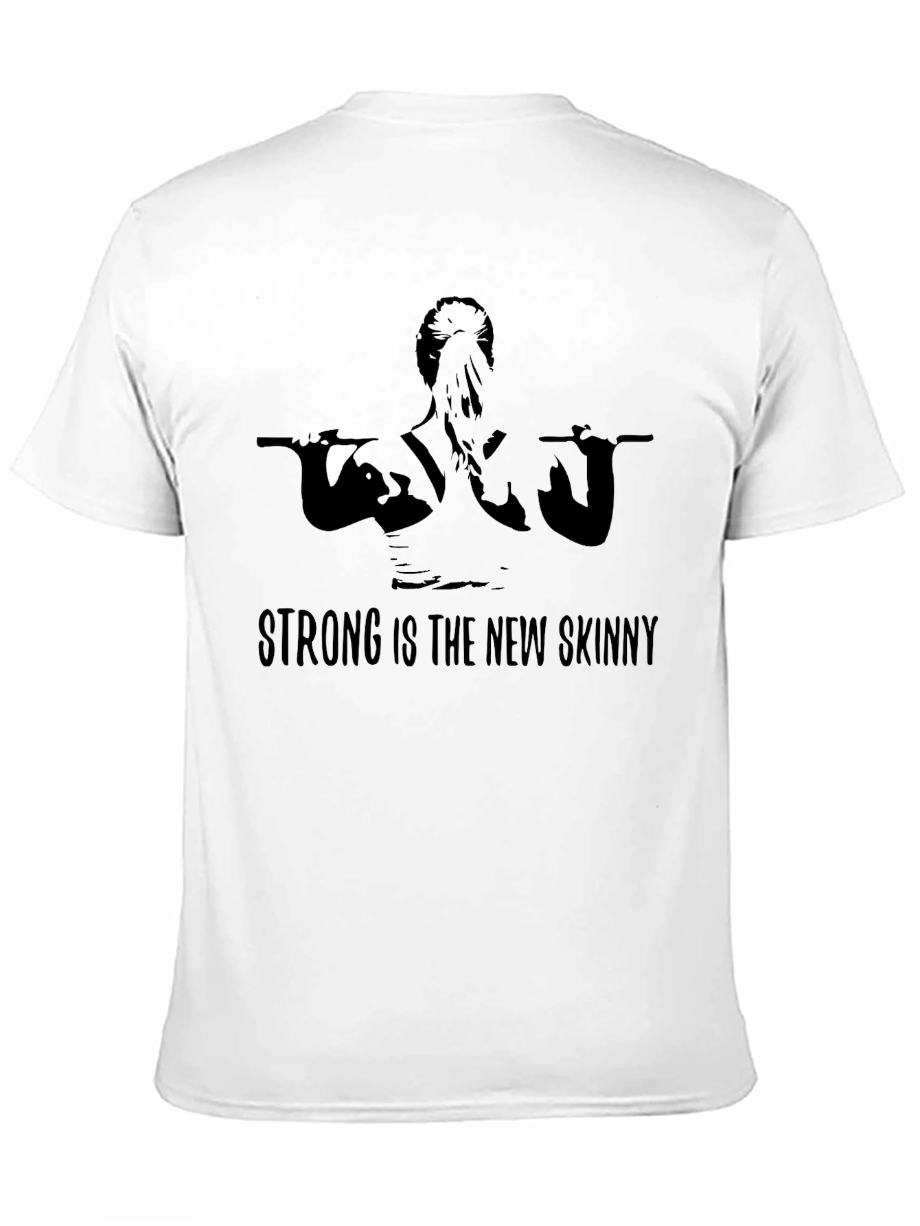 Strong Is The New Skinny Graphic Tee - Black