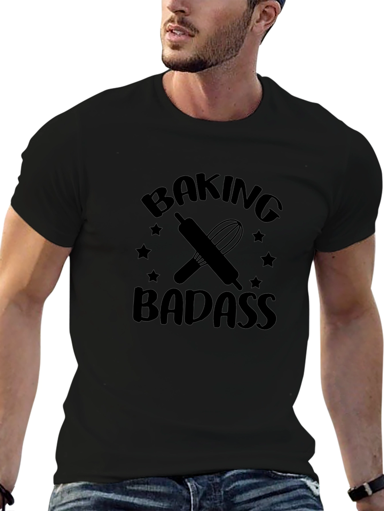 Baking Badass T-Shirt Funny Baker Tee