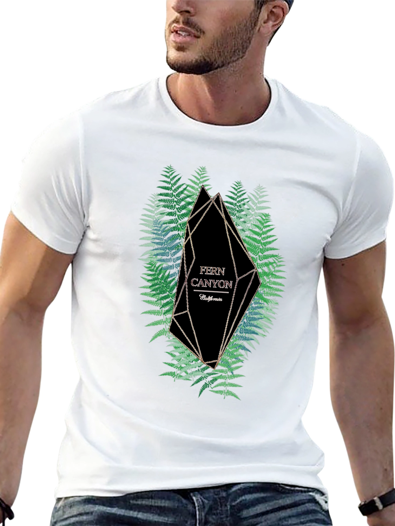 Fern Canyon Geometric T-Shirt