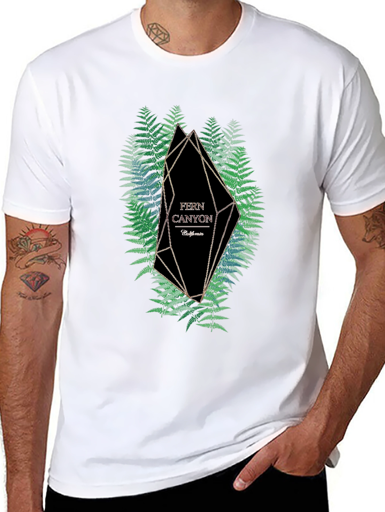 Fern Canyon Geometric T-Shirt