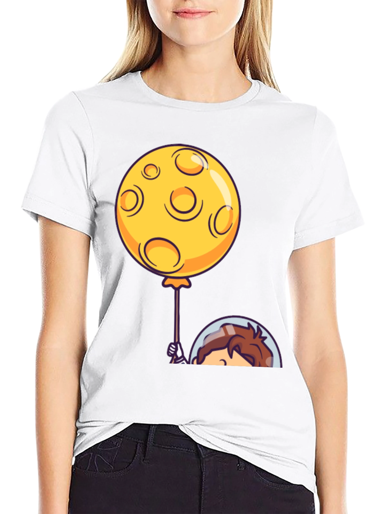 Moon Balloon Graphic Tee