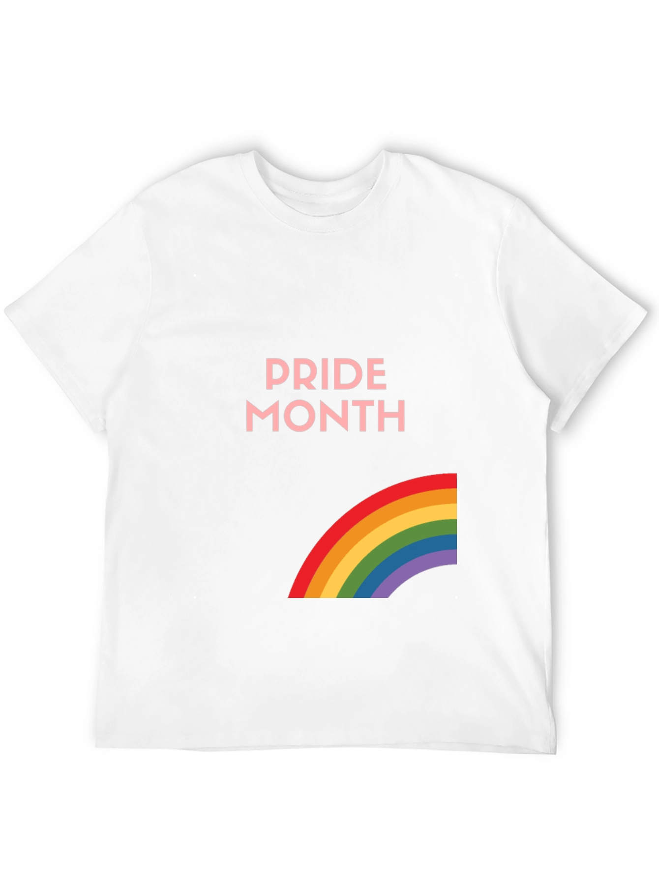 Pride Month Rainbow Graphic Tee